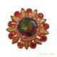 Vintage Amber Delizza & Elster Brooch