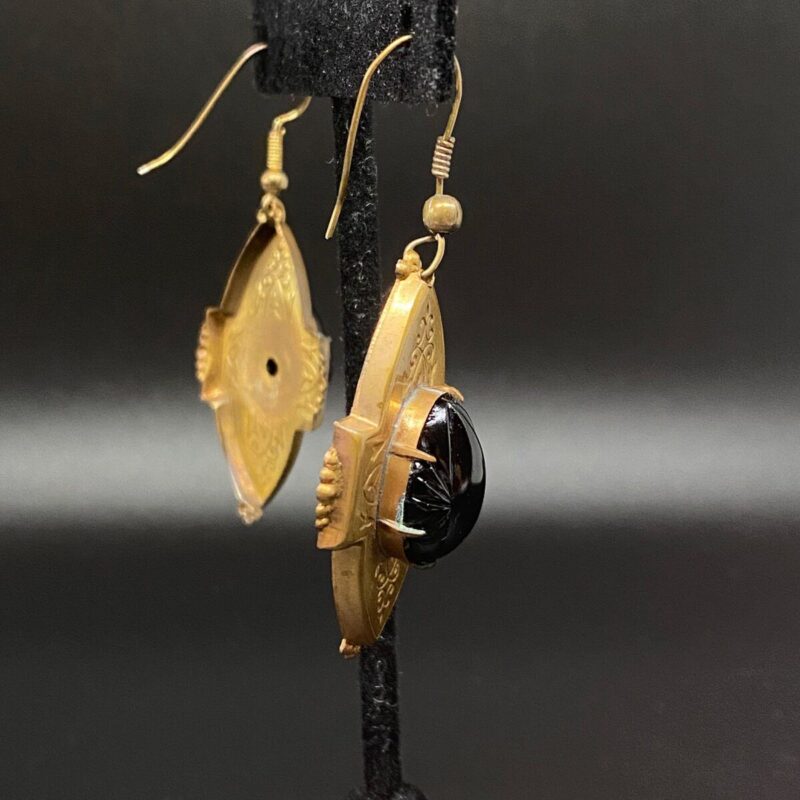 1940s Victorian Revival Drop Earrings