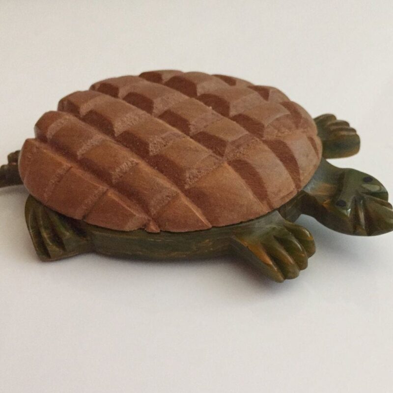 Fabulous Large Vintage 1940s Bakelite Turtle Pin
