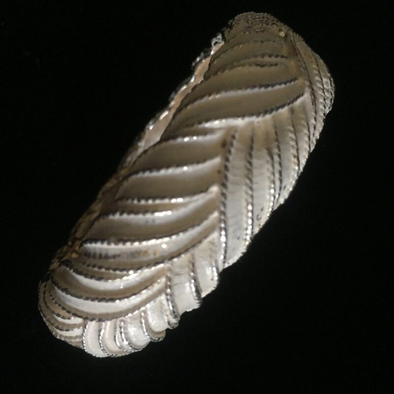 Vintage Cream-colored Enamel Bracelet by Art