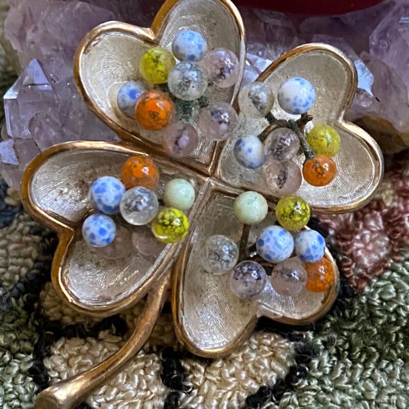Vintage Kramer Four-Leaf-Clover Pin