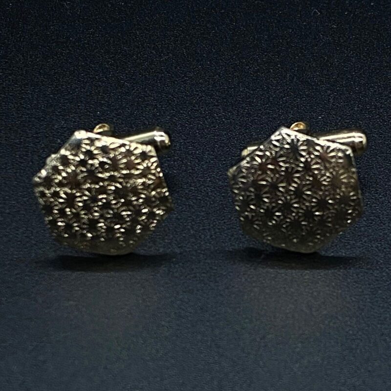 thumbnail image 2 of 1 Pair Antique Bronze Cuff Link Settings With 18 Mm Glass Cabochons – DIY Jewelry 2 of 4