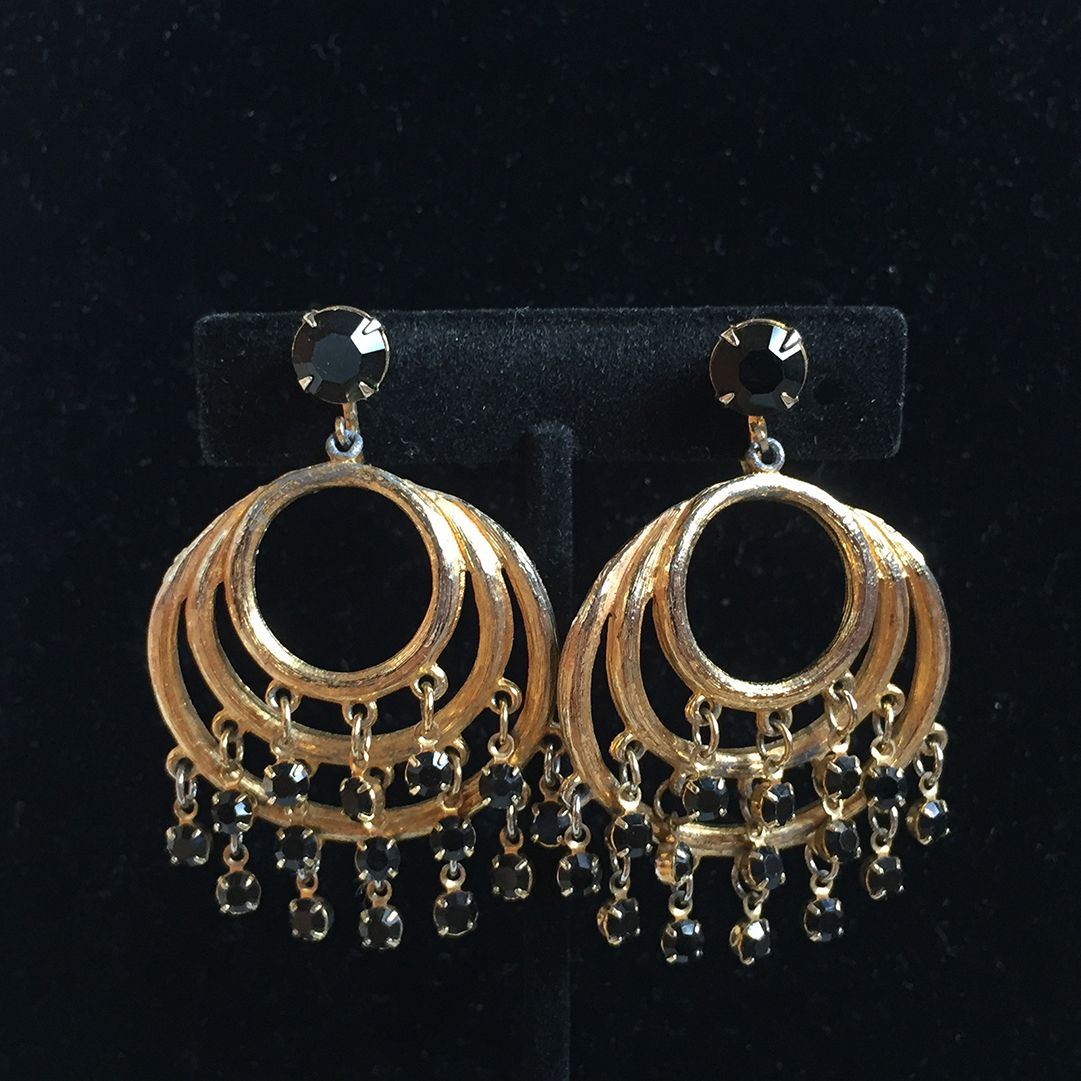 1960s Pendant Gypsy Earrings