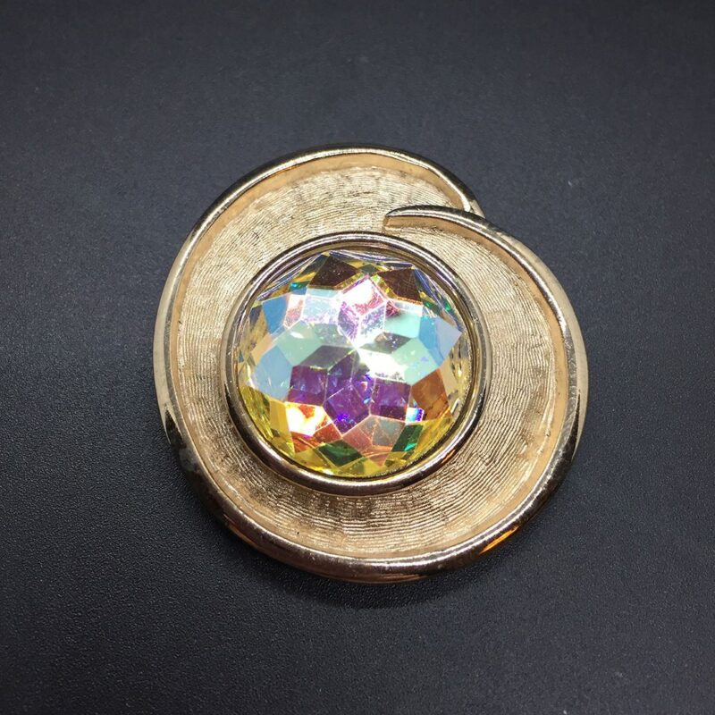 Bergere Headlight Rhinestone Pendant
