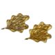 Coro Coral Branch and Leaf Brooch Set