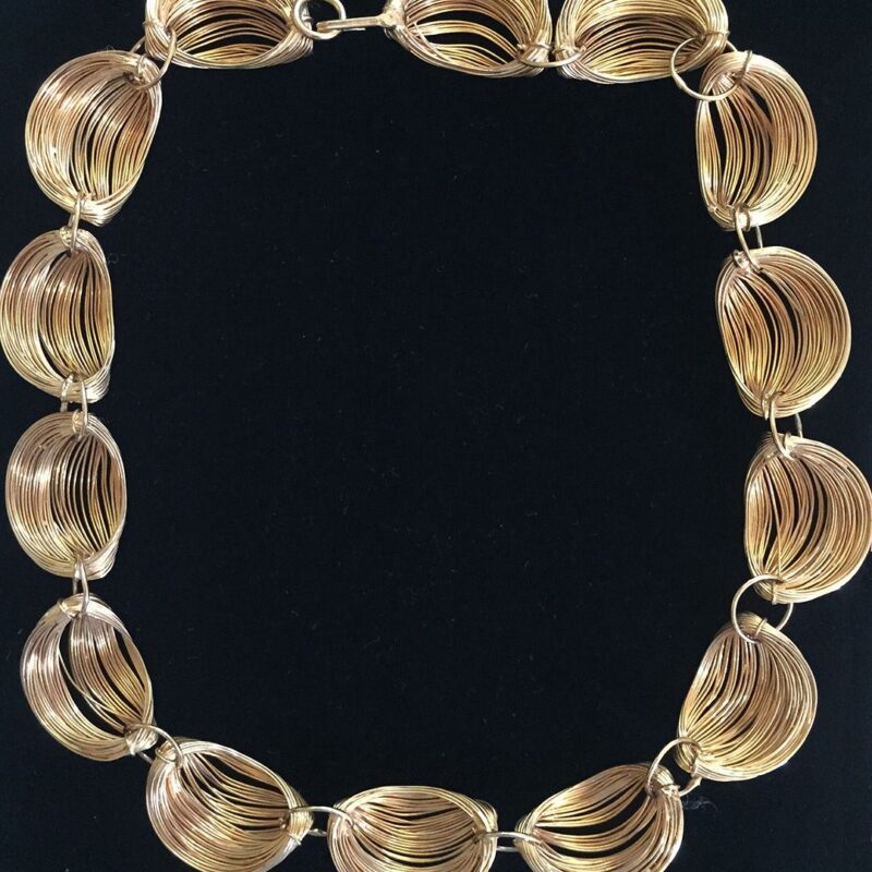 Fabulous Vintage Collar Gold tone Necklace