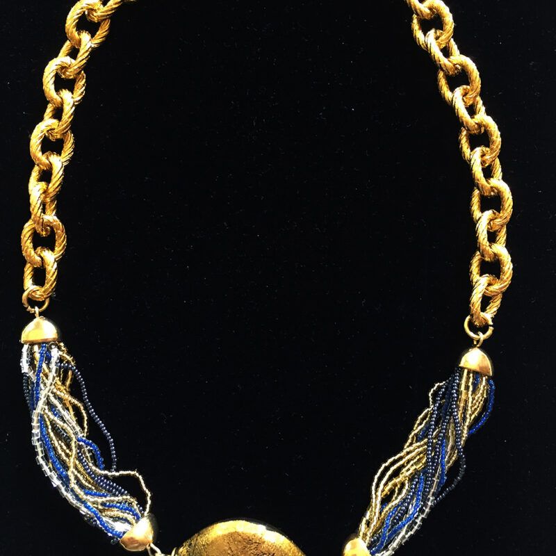 Vintage Italian Murano Glass Necklace by Cortina Murrina