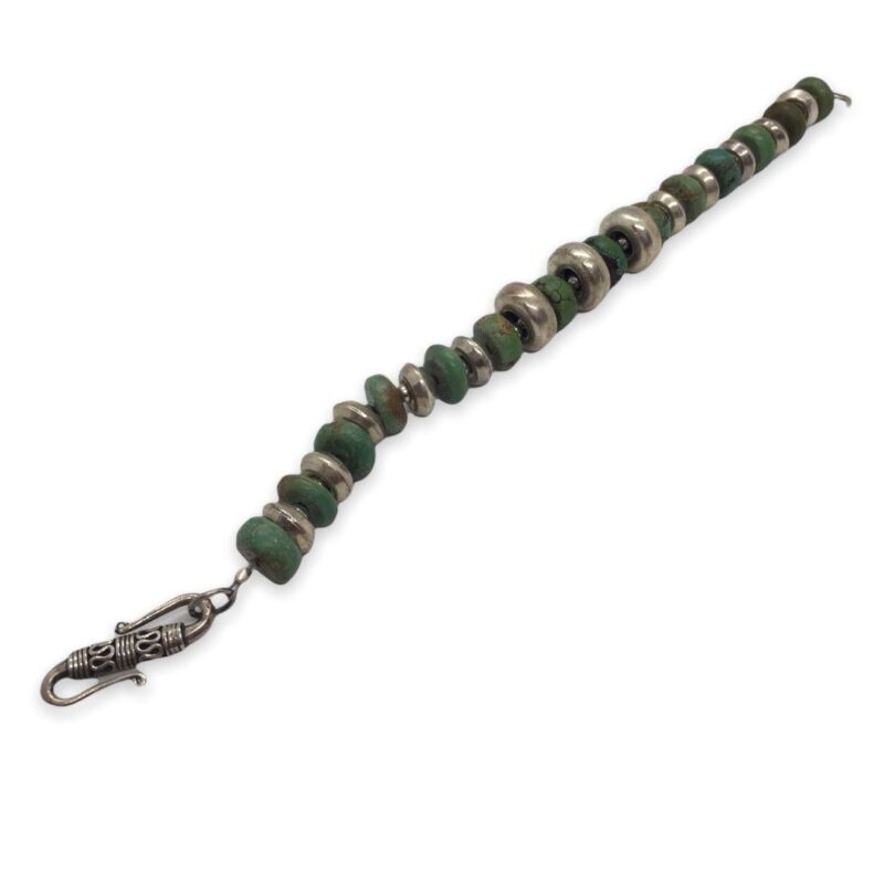 Artisan Silver and Turquoise Bracelet
