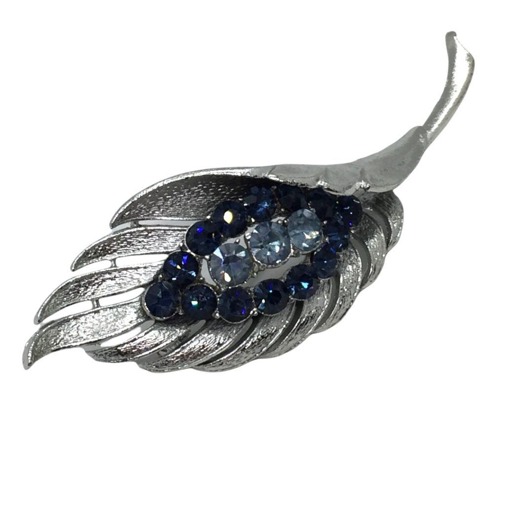 SELOVO Large Statement Brooch - Gold Tone Rhinestone Flower Pin For Scarves, Jackets & Hats