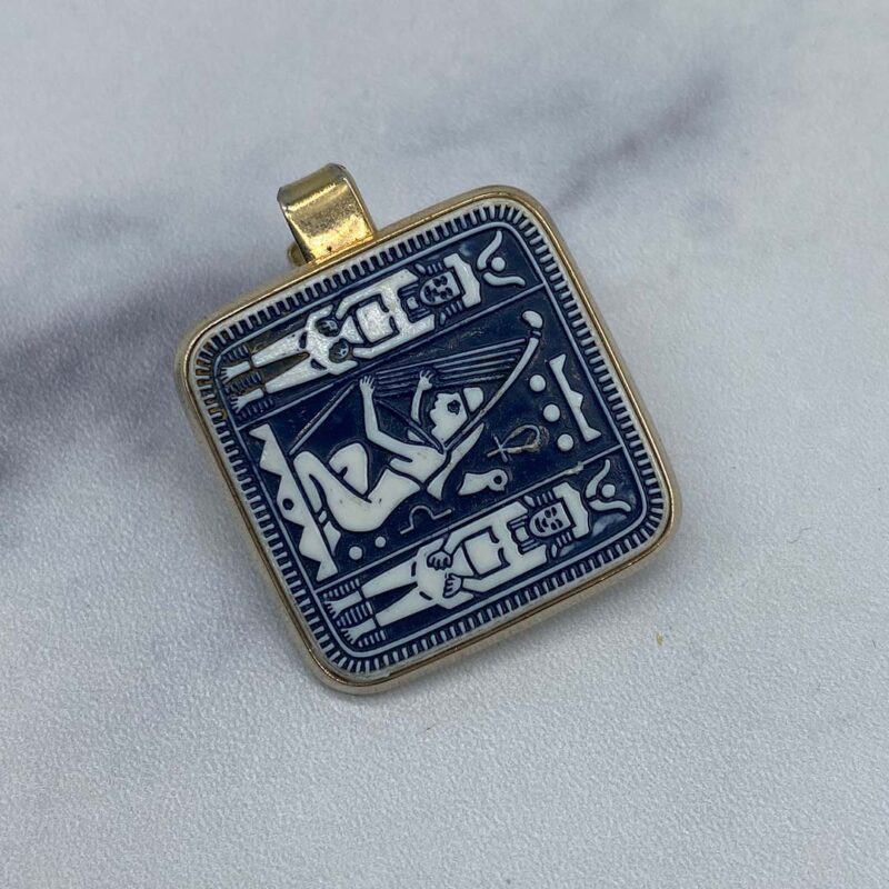Egyptian revival tie-clip