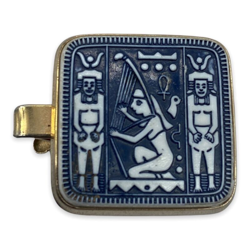 Egyptian revival tie-clip