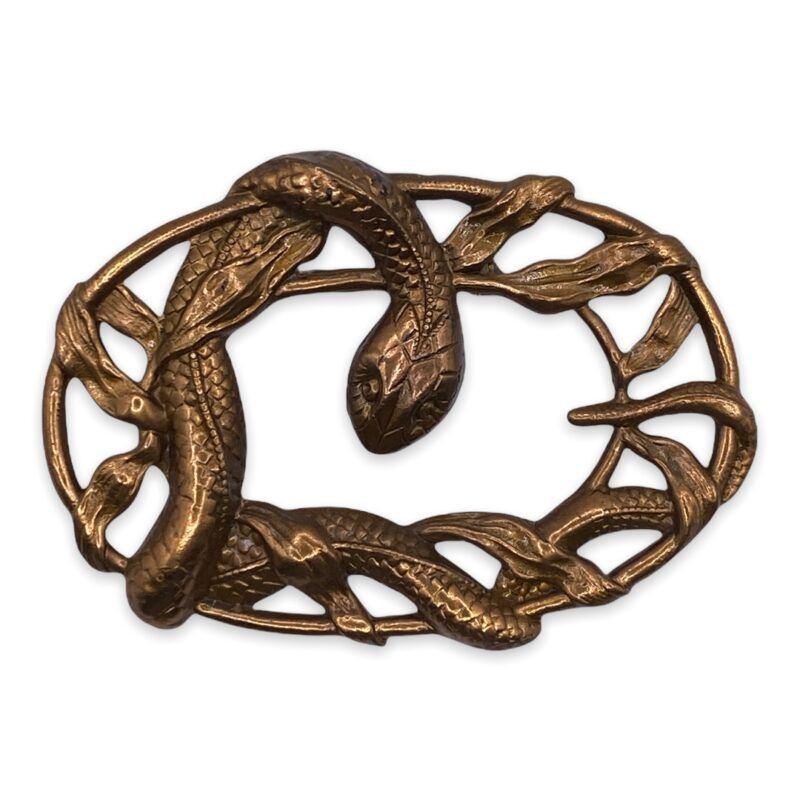 Egyptian Revival Snake Pin