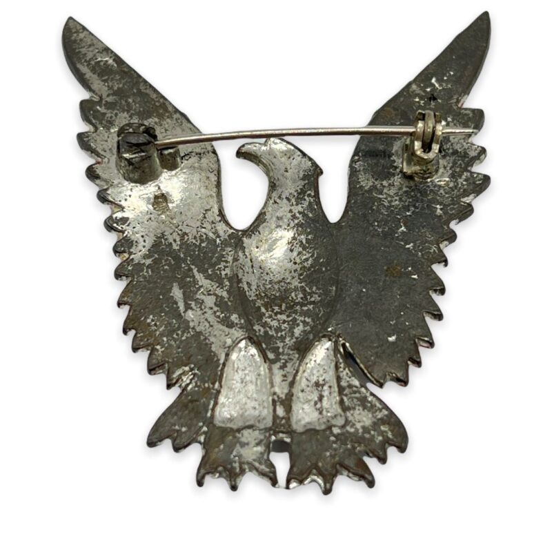 WWII Era Vintage Enameled Pot Metal Eagle