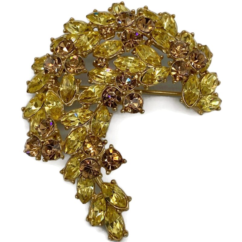 Trifari Rhinestone Brooch