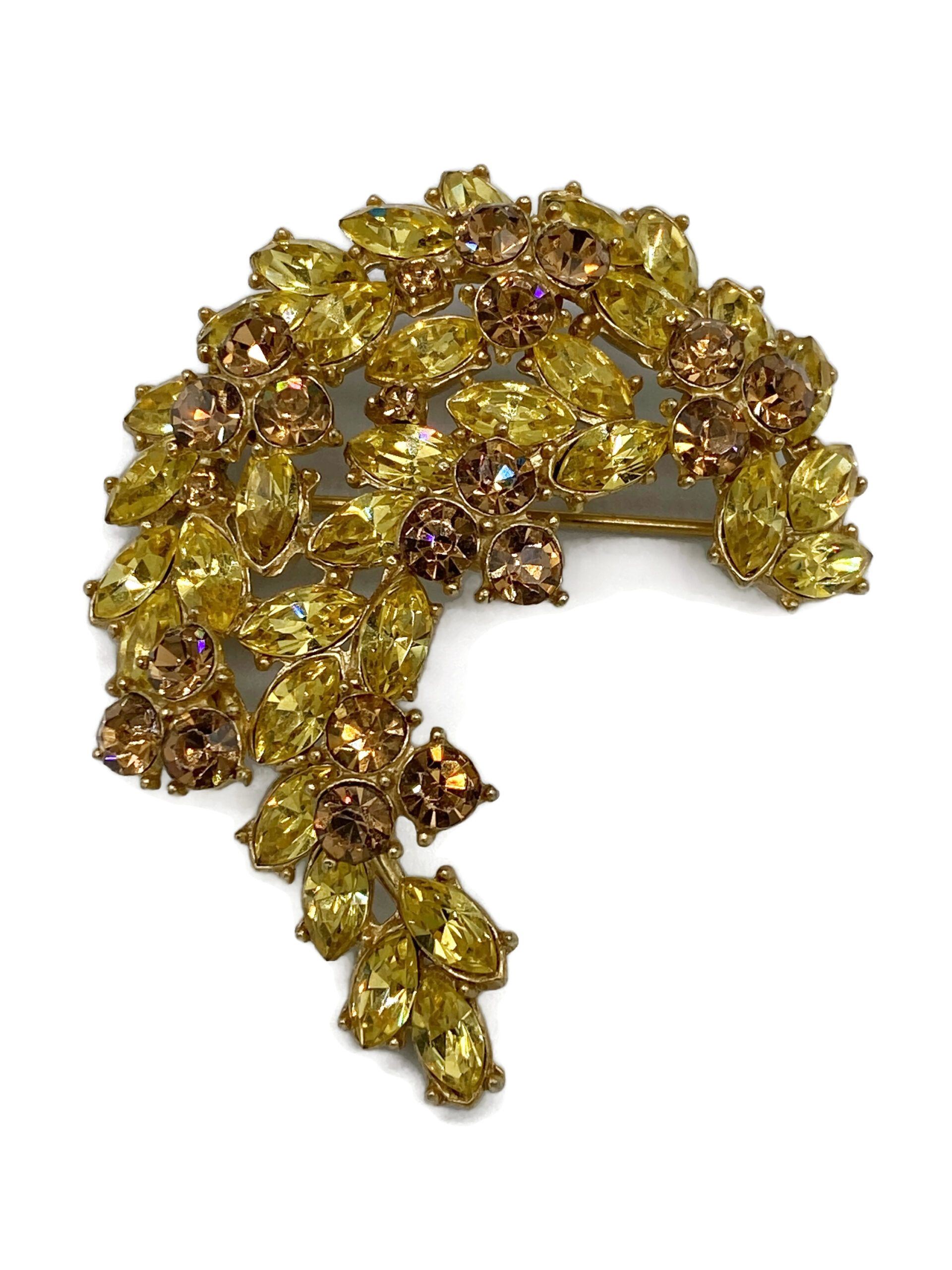 Trifari Rhinestone Brooch