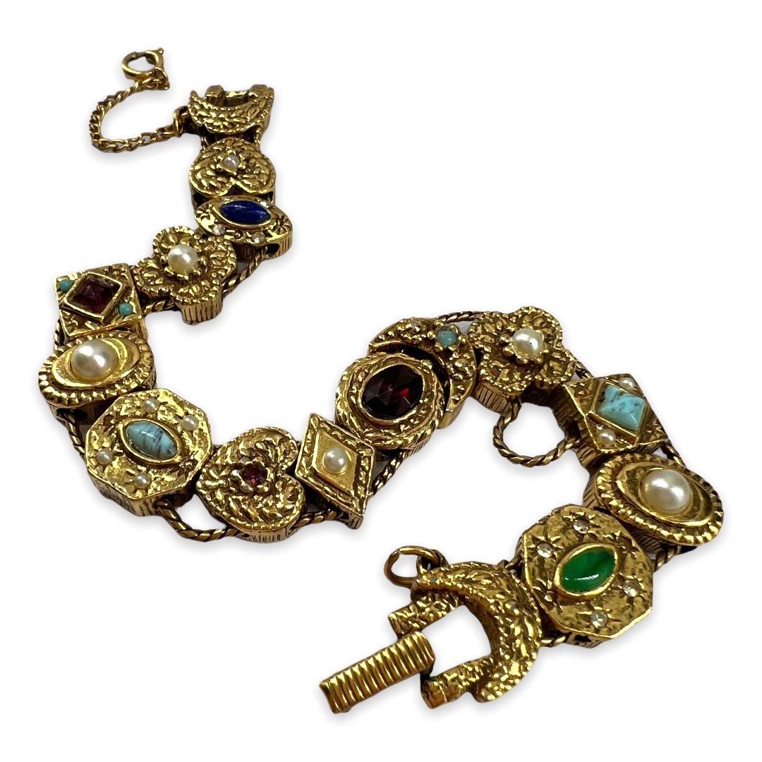 Goldette slide bracelet