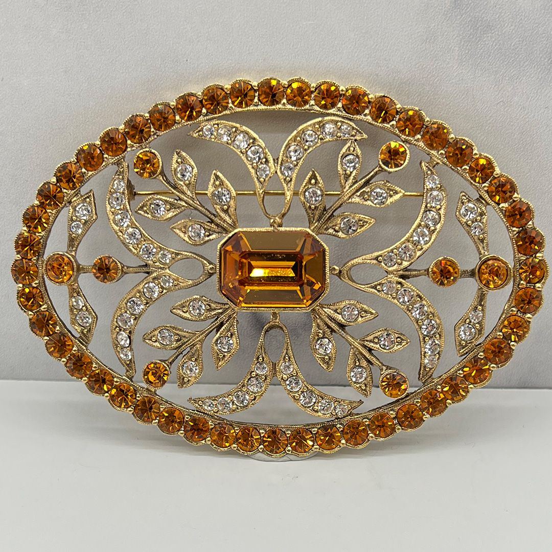 Large contemporary Edwardian revival brooch