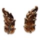 Gorgeous Copper Renoir Clip Back Earrings
