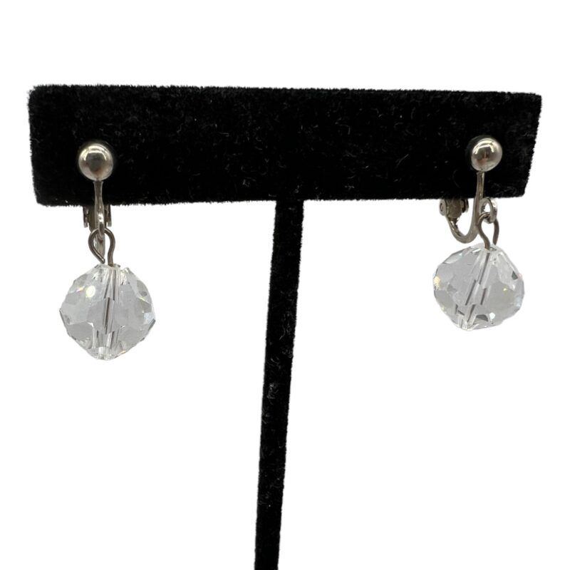 1950s Crystal Dangle Earrings