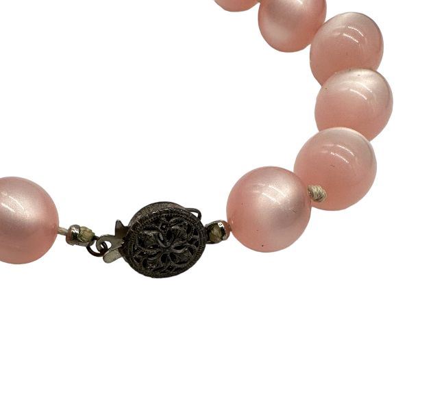1950s Pink Moonglow Necklace