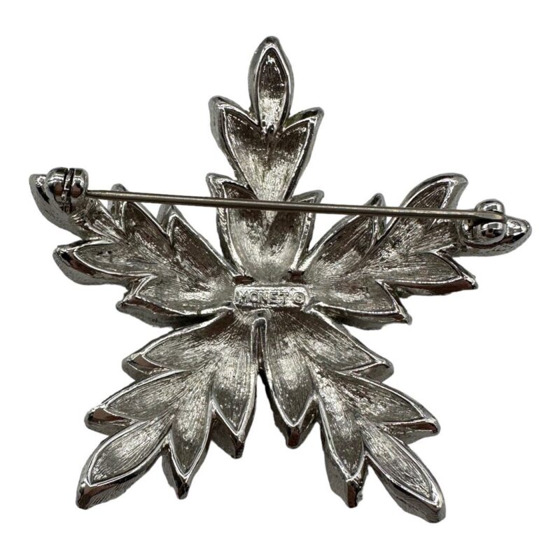 Vintage Monet Stylized Snow Flake Brooch