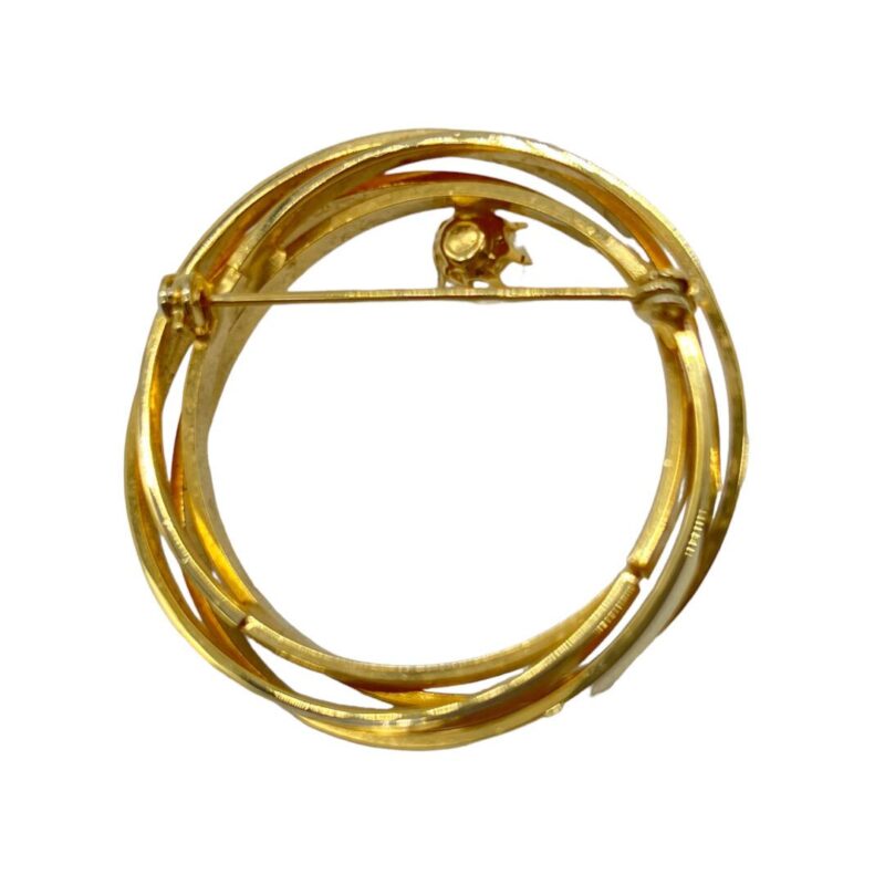 Genuine Pearl Circle Pin