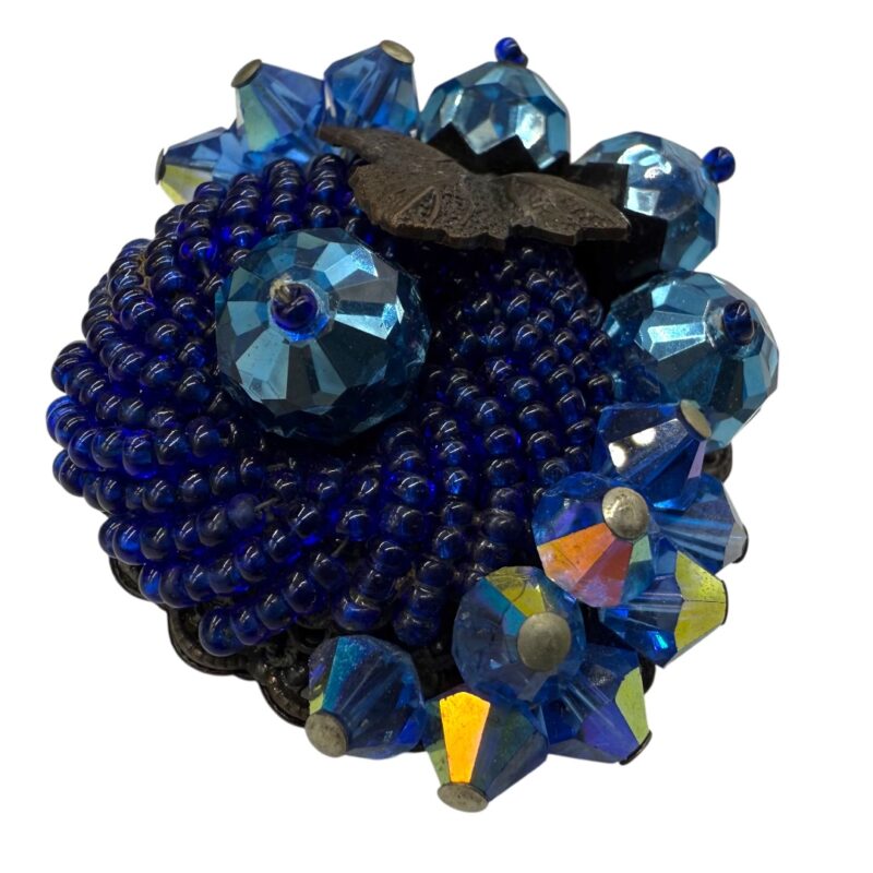 Original by Robert Woven Crystal and Bead Pin