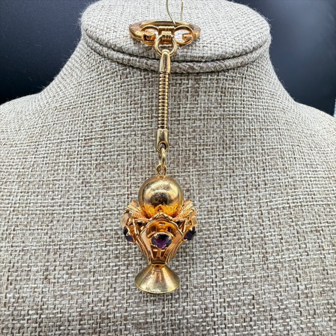 Vintage basket key chain.